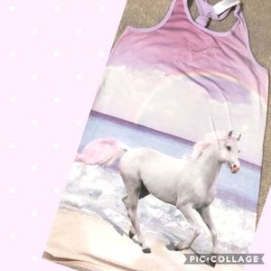 Xl/14  nightgown the childrens place pastel summer horse